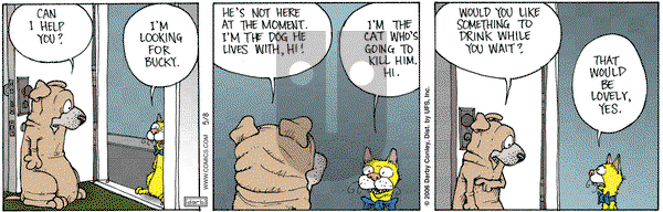 Get Fuzzy on Monday May 8, 2006 Comic Strip