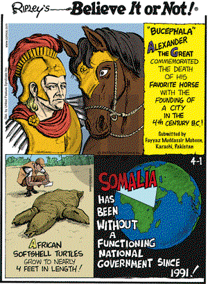 Ripley's Believe It or Not on Thursday April 1, 2010 Comic Strip