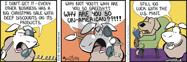 DeFlocked on Monday December 18, 2017 Comic Strip