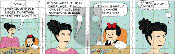 Nancy on Friday August 14, 2020 Comic Strip