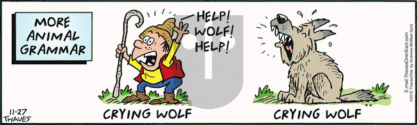 Frank and Ernest on Wednesday November 27, 2019 Comic Strip