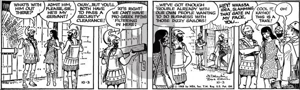 Alley Oop on Thursday October 3, 1968 Comic Strip