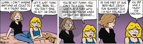 Luann on Wednesday June 29, 2016 Comic Strip