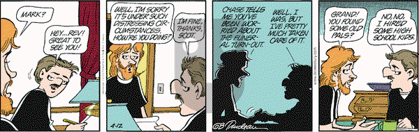 Doonesbury on Friday April 12, 2002 Comic Strip