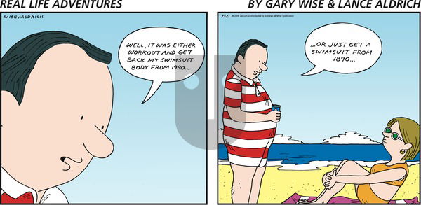 Real Life Adventures on Sunday July 21, 2019 Comic Strip