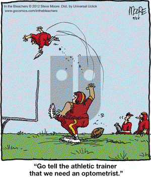 In the Bleachers on Tuesday September 25, 2012 Comic Strip