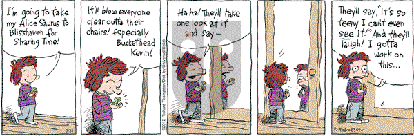 Cul de Sac on Saturday March 31, 2012 Comic Strip