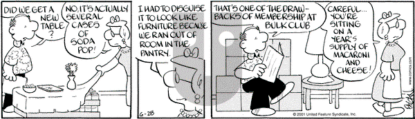 Drabble on Thursday June 28, 2001 Comic Strip