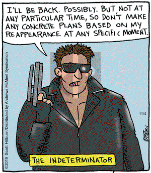 The Argyle Sweater on Monday November 4, 2019 Comic Strip
