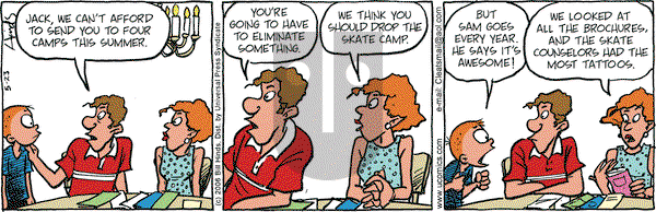 Cleats on Tuesday May 23, 2006 Comic Strip