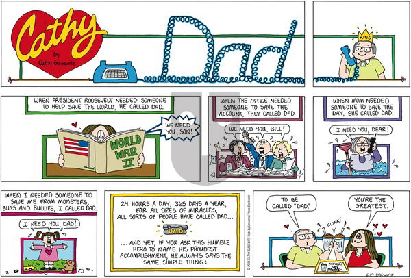 Cathy Classics on Sunday June 19, 2005 Comic Strip