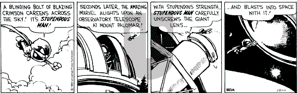 Calvin and Hobbes - Wednesday October 11, 1989 Comic Strip