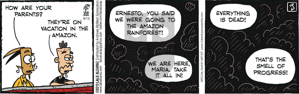 La Cucaracha on Friday September 13, 2019 Comic Strip