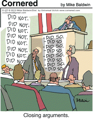 Cornered on Wednesday November 27, 2013 Comic Strip