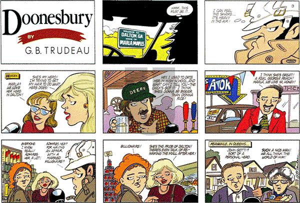 Doonesbury on Sunday April 8, 1990 Comic Strip