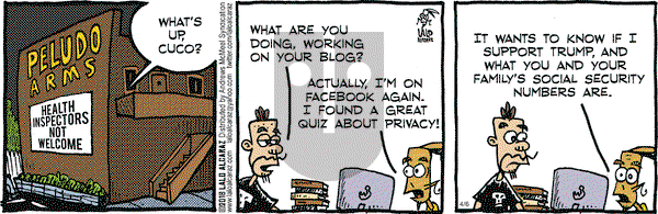 La Cucaracha on Friday April 6, 2018 Comic Strip