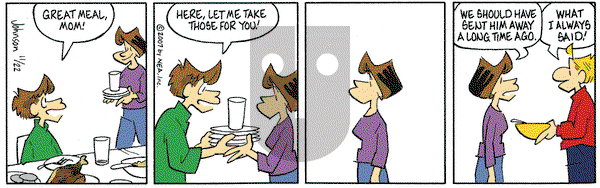 Arlo and Janis on Thursday November 22, 2007 Comic Strip