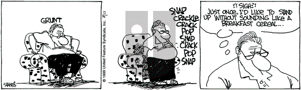 The Buckets on Thursday March 11, 1999 Comic Strip