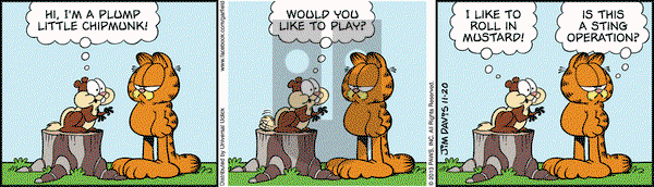 Garfield on Wednesday November 20, 2013 Comic Strip