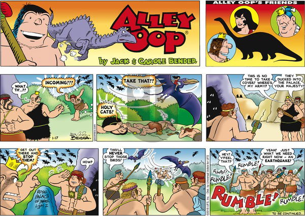 Alley Oop on Sunday January 17, 2016 Comic Strip