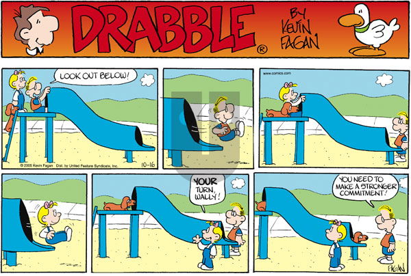 Drabble on Sunday October 16, 2005 Comic Strip