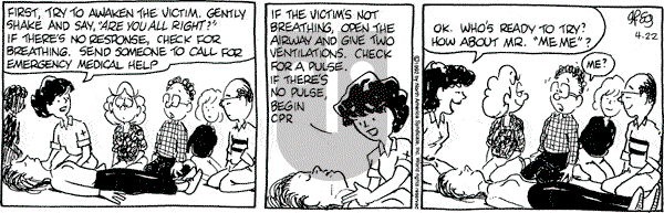 Luann on Wednesday April 22, 1992 Comic Strip