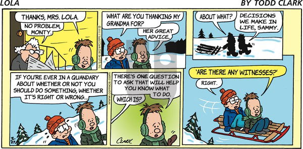 Lola on Sunday February 27, 2011 Comic Strip