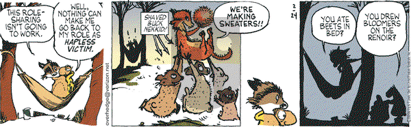 Over the Hedge on Tuesday February 24, 2009 Comic Strip