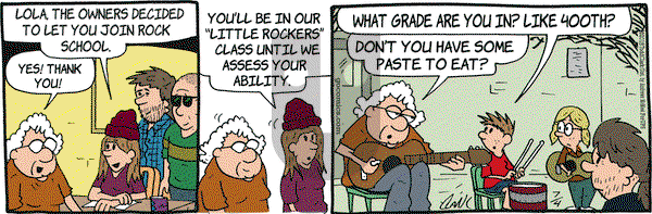 Lola on Wednesday July 4, 2018 Comic Strip
