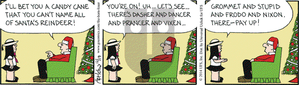 The Born Loser on Friday December 19, 2014 Comic Strip
