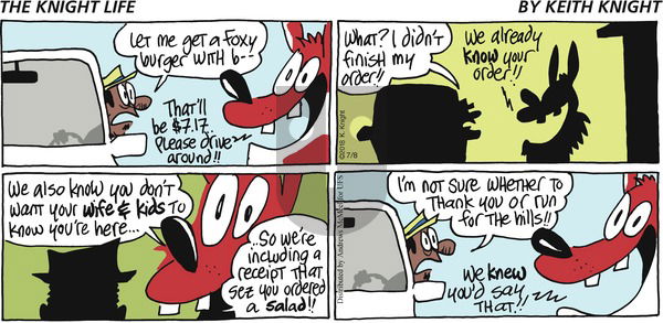 The Knight Life on Sunday July 8, 2018 Comic Strip