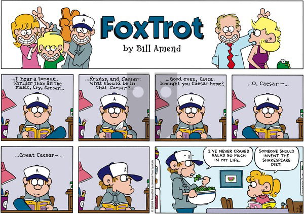 FoxTrot on Sunday April 6, 2003 Comic Strip