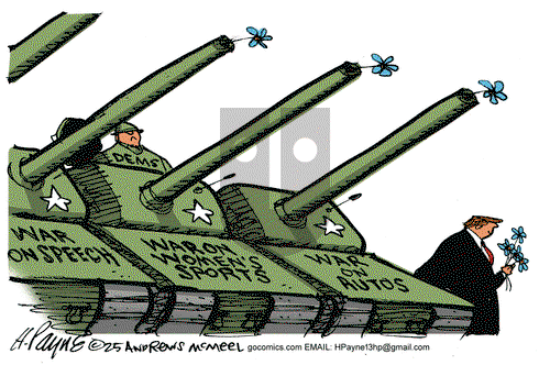 Henry Payne on Wednesday February 12, 2025 Comic Strip
