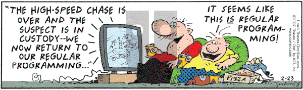 Frank and Ernest - Friday February 23, 2007 Comic Strip
