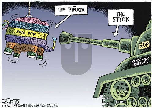 Rob Rogers on Sunday November 15, 2015 Comic Strip