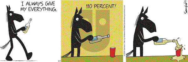 Dark Side of the Horse on Monday July 7, 2025 Comic Strip