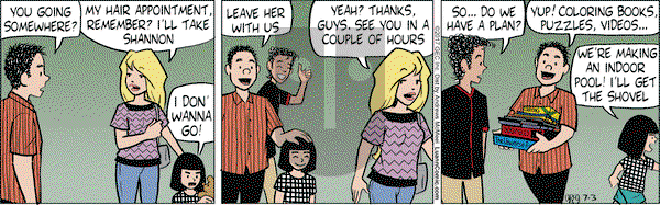 Luann on Monday July 3, 2017 Comic Strip