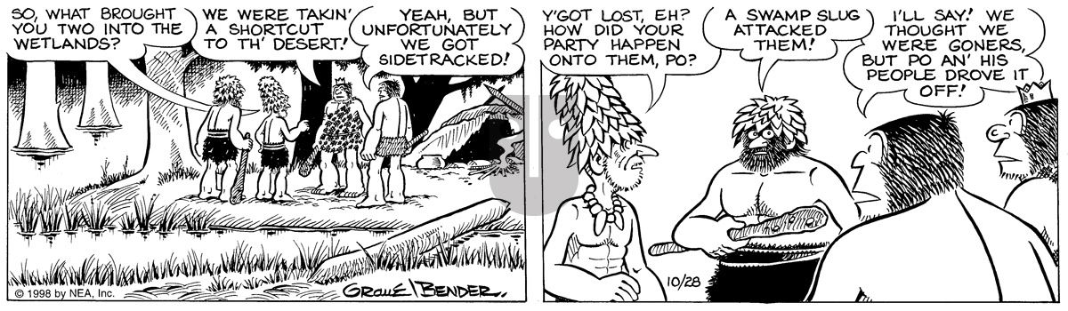 Alley Oop - Wednesday October 28, 1998 Comic Strip