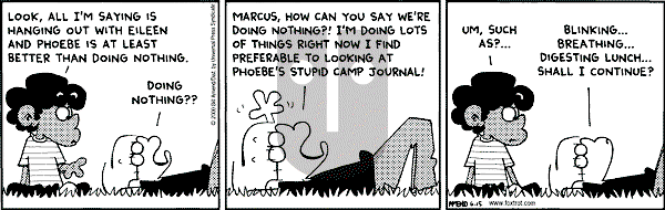 FoxTrot on Thursday June 15, 2000 Comic Strip