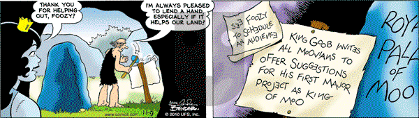 Alley Oop on Tuesday November 9, 2010 Comic Strip