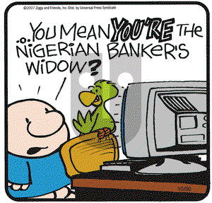 Ziggy on Tuesday October 30, 2007 Comic Strip