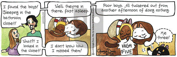 Breaking Cat News on Thursday March 29, 2018 Comic Strip