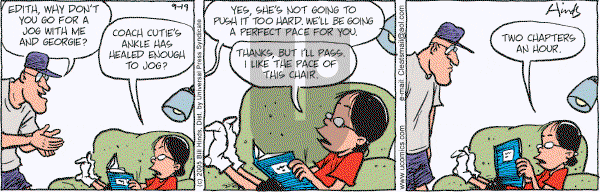 Cleats - Monday September 19, 2005 Comic Strip
