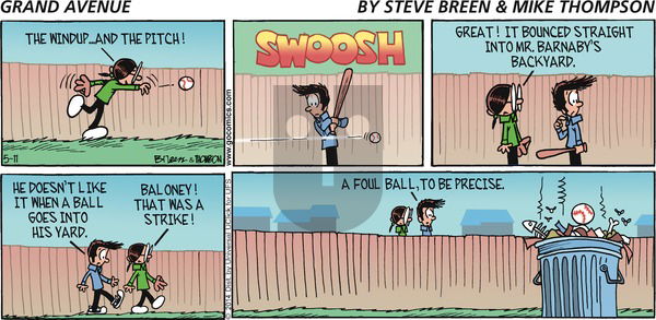 Grand Avenue on Sunday May 11, 2014 Comic Strip