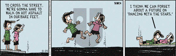 Grand Avenue on Thursday August 24, 2017 Comic Strip