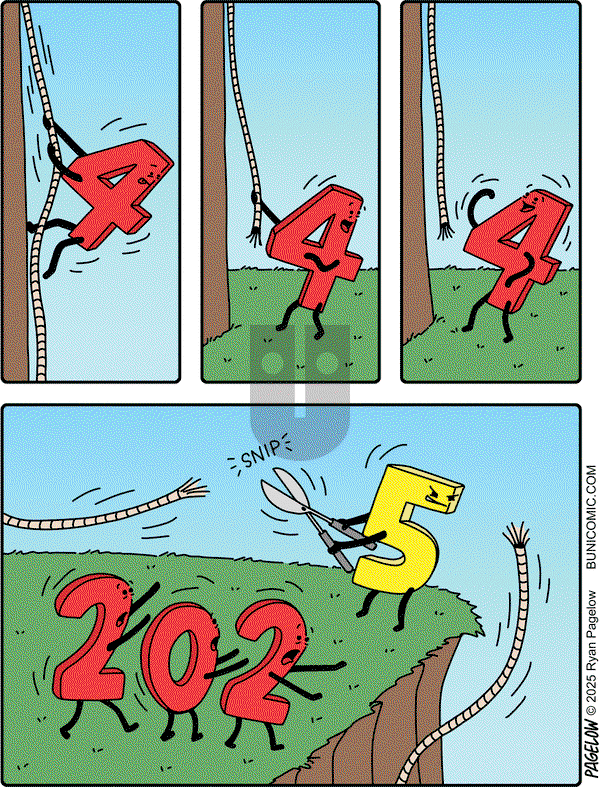Buni on Wednesday January 1, 2025 Comic Strip