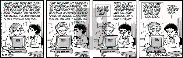 Doonesbury on Friday October 11, 1985 Comic Strip