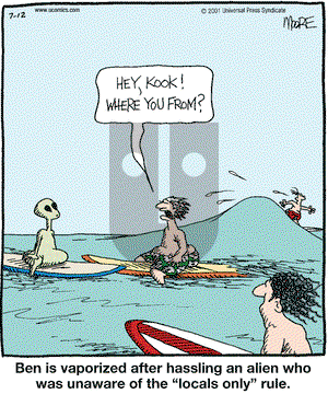 In the Bleachers on Thursday July 12, 2001 Comic Strip