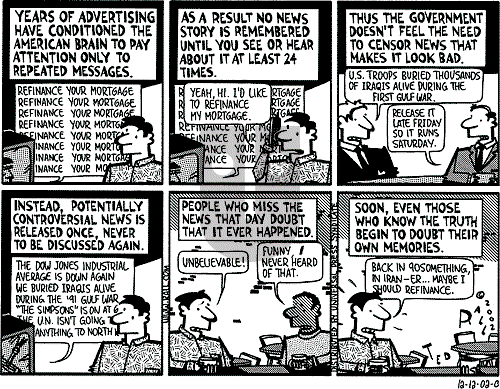 Ted Rall on Monday December 16, 2002 Comic Strip