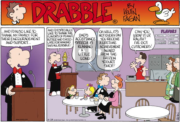 Drabble on Sunday April 29, 2007 Comic Strip
